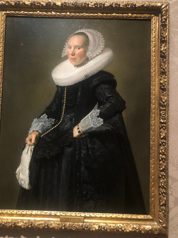 Portrait of a Woman with Arm Akimbo by Frans Hals