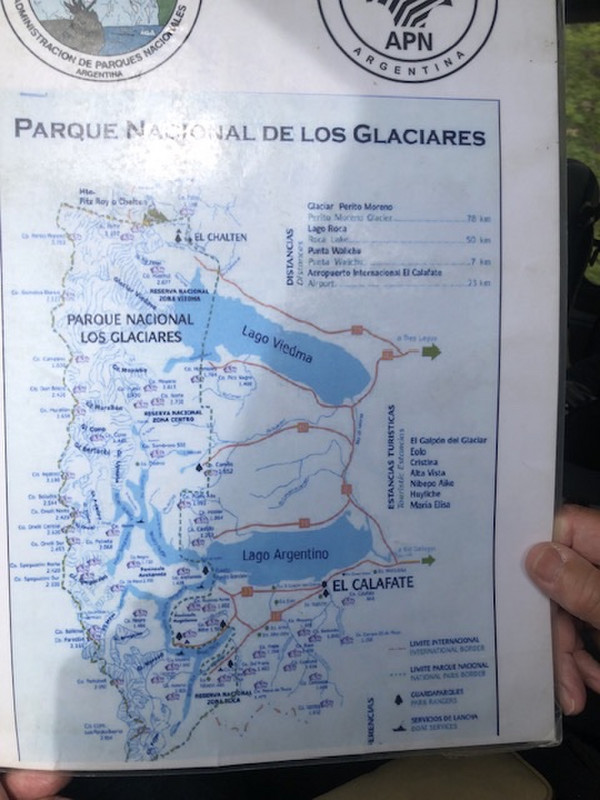 Map of Glacier
