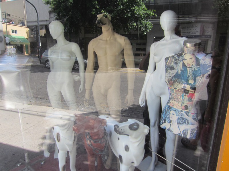Mannequins - man with horse head