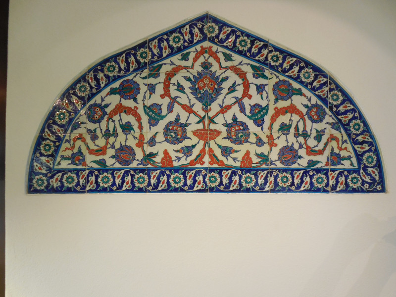 Tile from mosque in Istanbul - 1573
