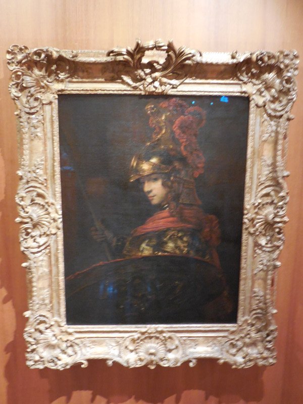 Pallas Athena by Rembrandt 
