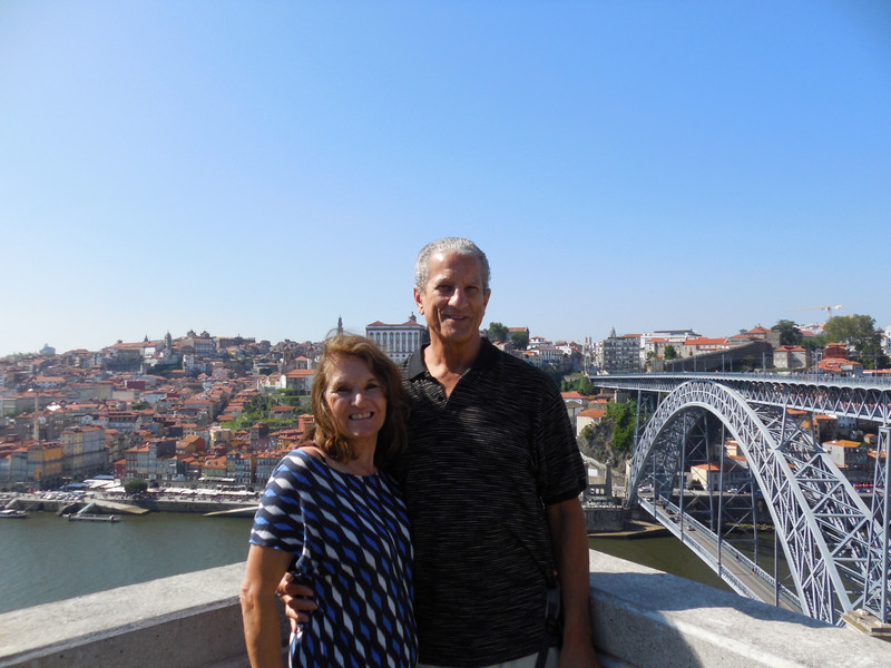 Mark and I, Porto behind us
