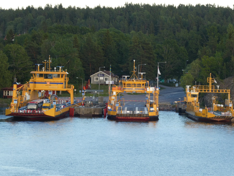 Car Ferries take you to different islands