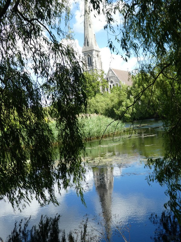 Reflection of St Alban's Church