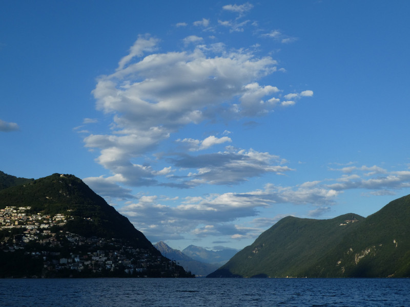 View of lake from Lugano