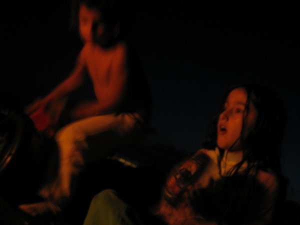 singing round the campfire