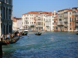 from the backside of The Rialto Bridge 
