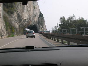 Tunnel just outside Trieste