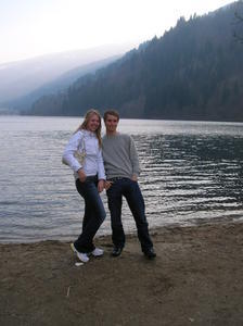 Jacqueline and Matthias at the lake