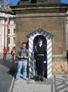 with the guard