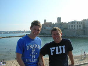 Tyler and I in Antibes