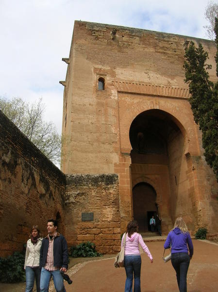 walking into the Alhambra