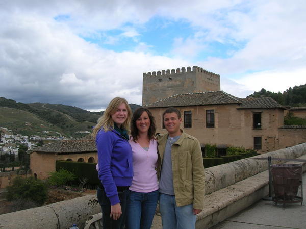 Meggie, Lauren, and I at the Alhambra