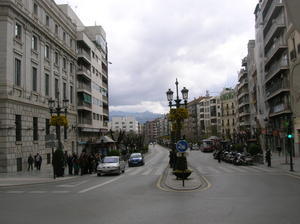 Main street in Granada