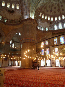 Main hall of Blue Mosque