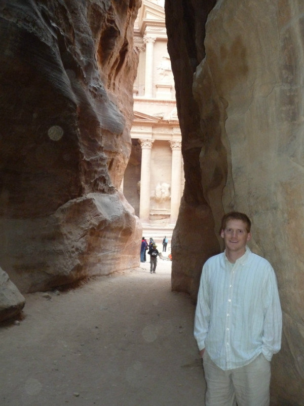 Mike in the Siq