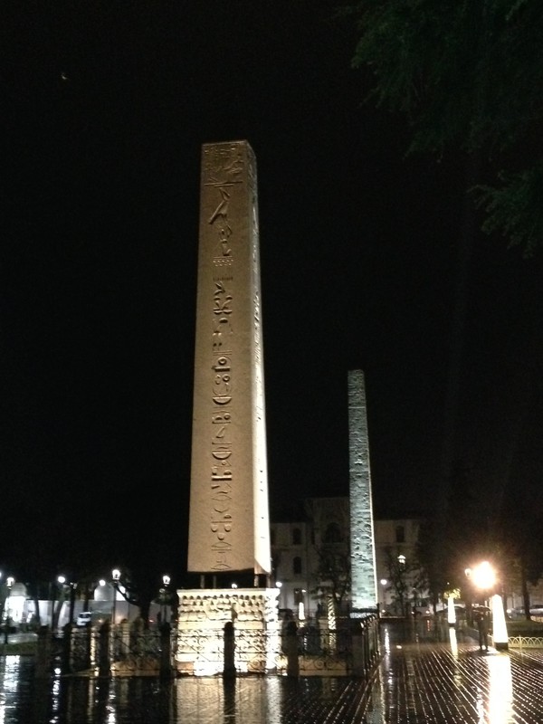 Obelisks At Night
