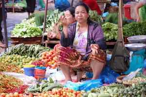 Market in Vientiane