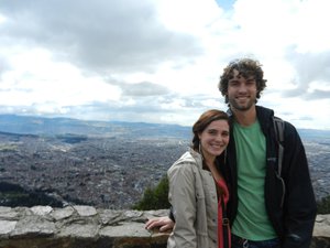 Kyle and I at Bogota's Mirador