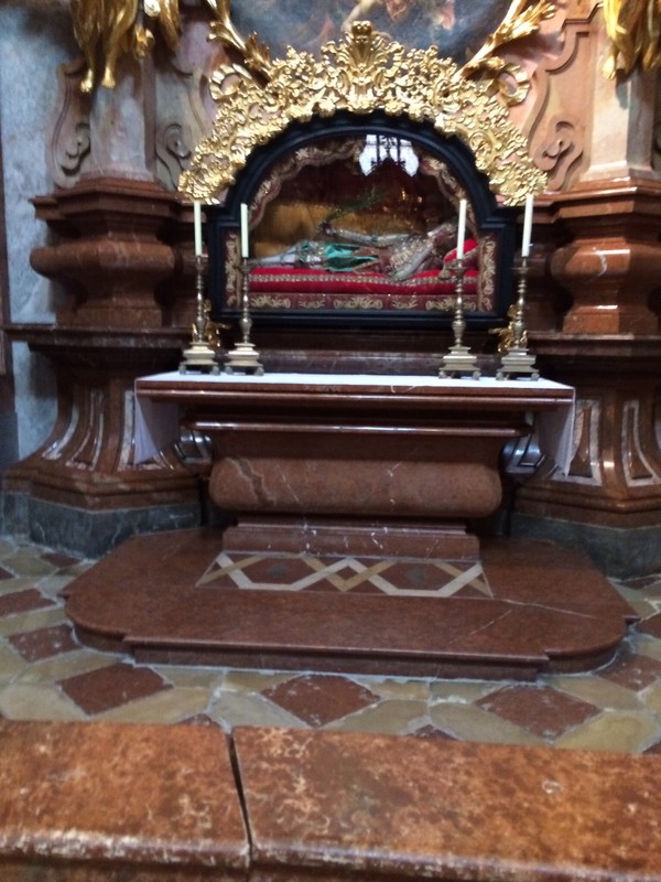 Relics in the Church at Melk Abbey