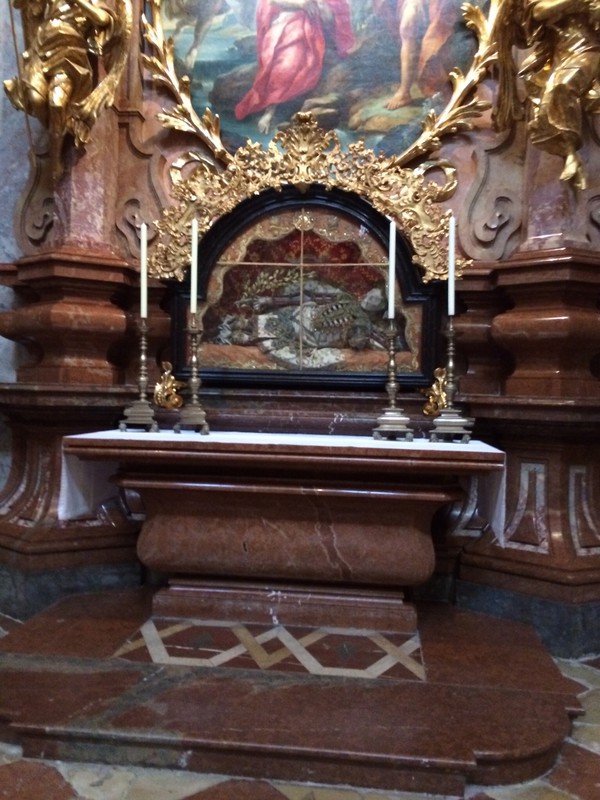 Relics in the Church at Melk Abbey