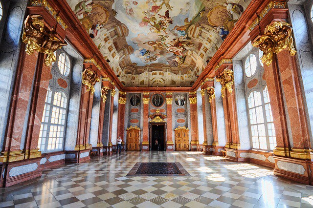 The Marble Hall at Melk Abbey