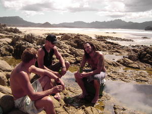 The boys at Mermaid Cove