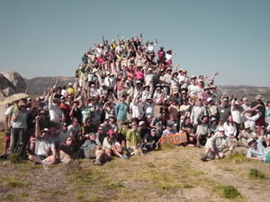2008 Thru Hikers- at the Kick Off