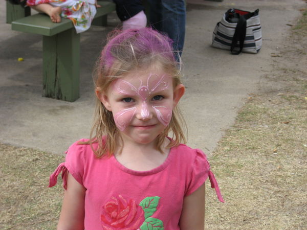Coloured Hair and Face Paint