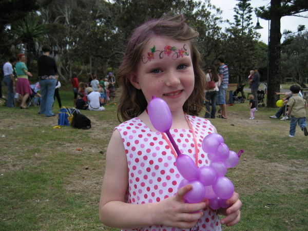 Face Paint and Balloon