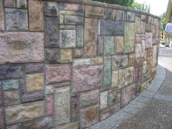 I love the stone walls at Mt Cootha