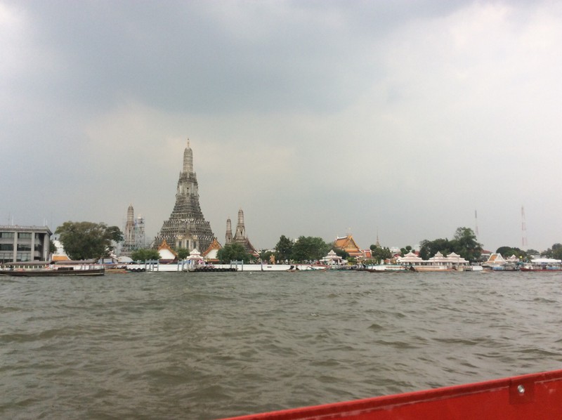 Wat Arun from the boat