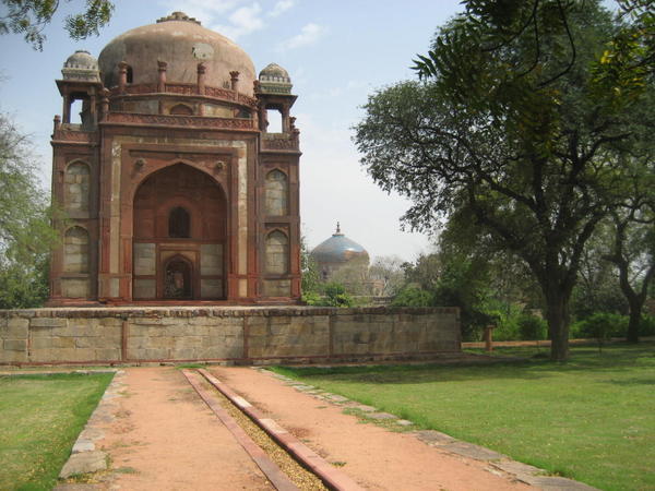 Humayun's tomb grounds