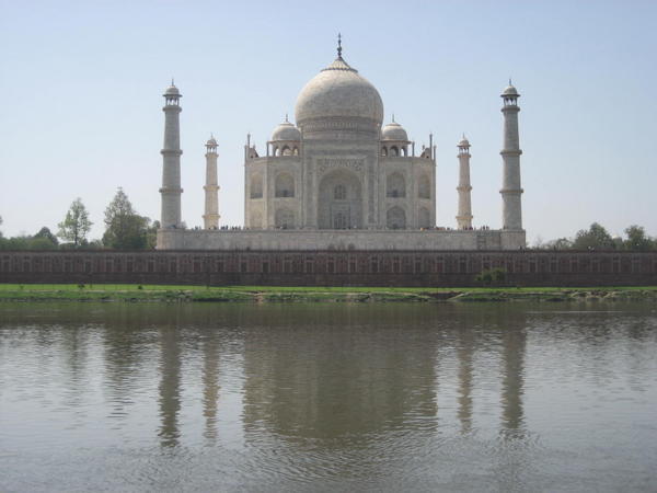 Across the river from Taj