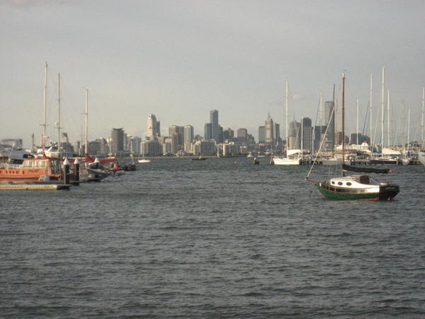 View of Melbourne from Williamstown