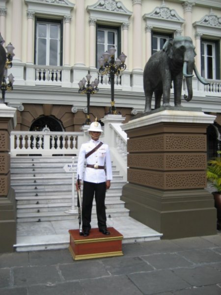 Guard at Grand Palace
