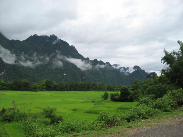 scenery on the way to Luang Pra Bang