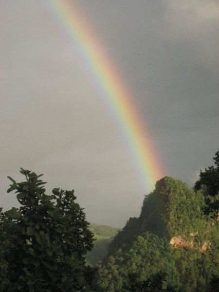Rainbow near Pai