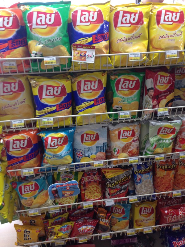 So many different flavors of Lays!