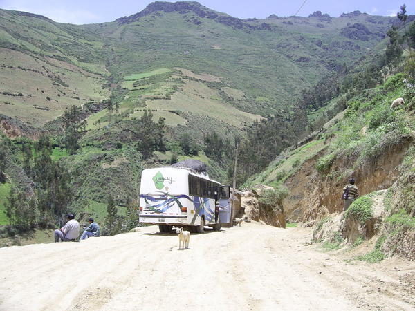 Our bus journey through the mountains