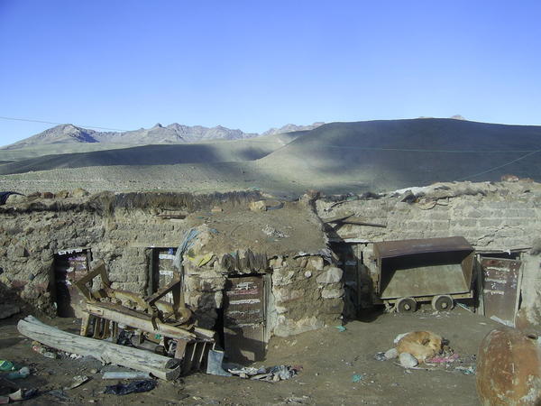 Outside the mine
