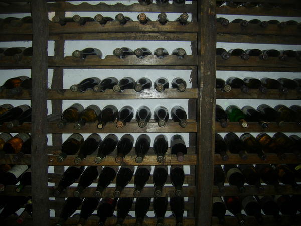 Rows of bottles