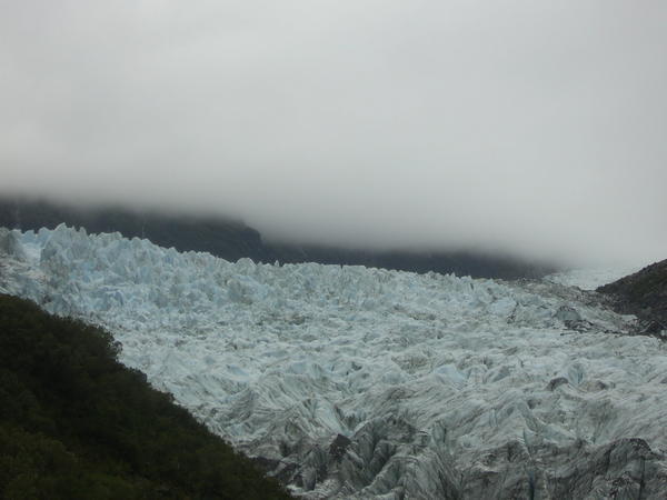 Jagged ice peaks