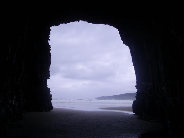 View from the cave exit