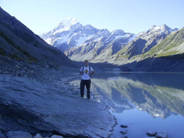 Dom infront of Mount Cook