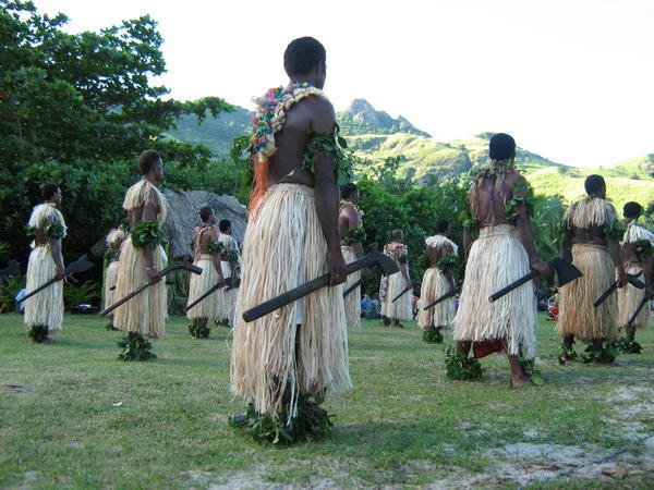 Fijian warrior dance