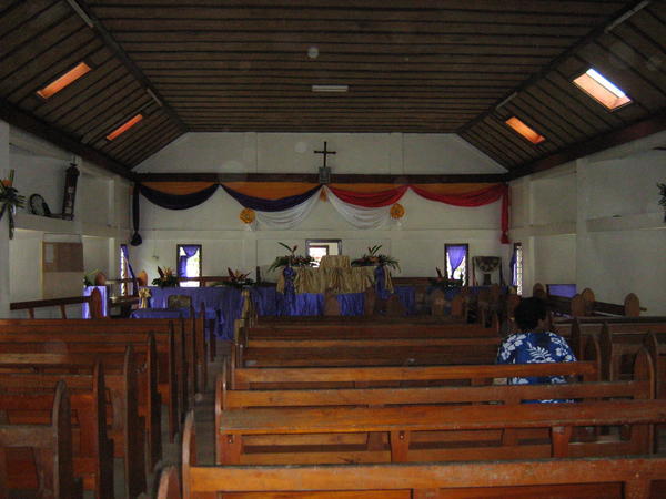Inside the Village church