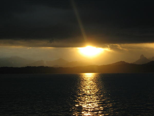Sunset over Suva 