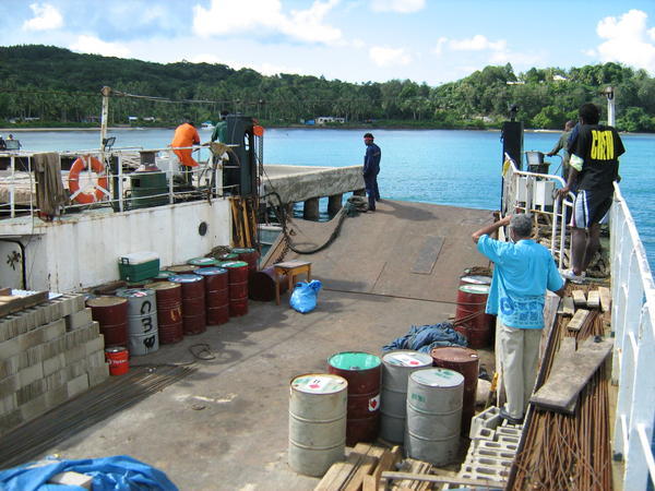 Docking at Vunisea
