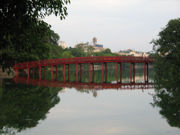 Bridge leading to “Turtle Pagoda”